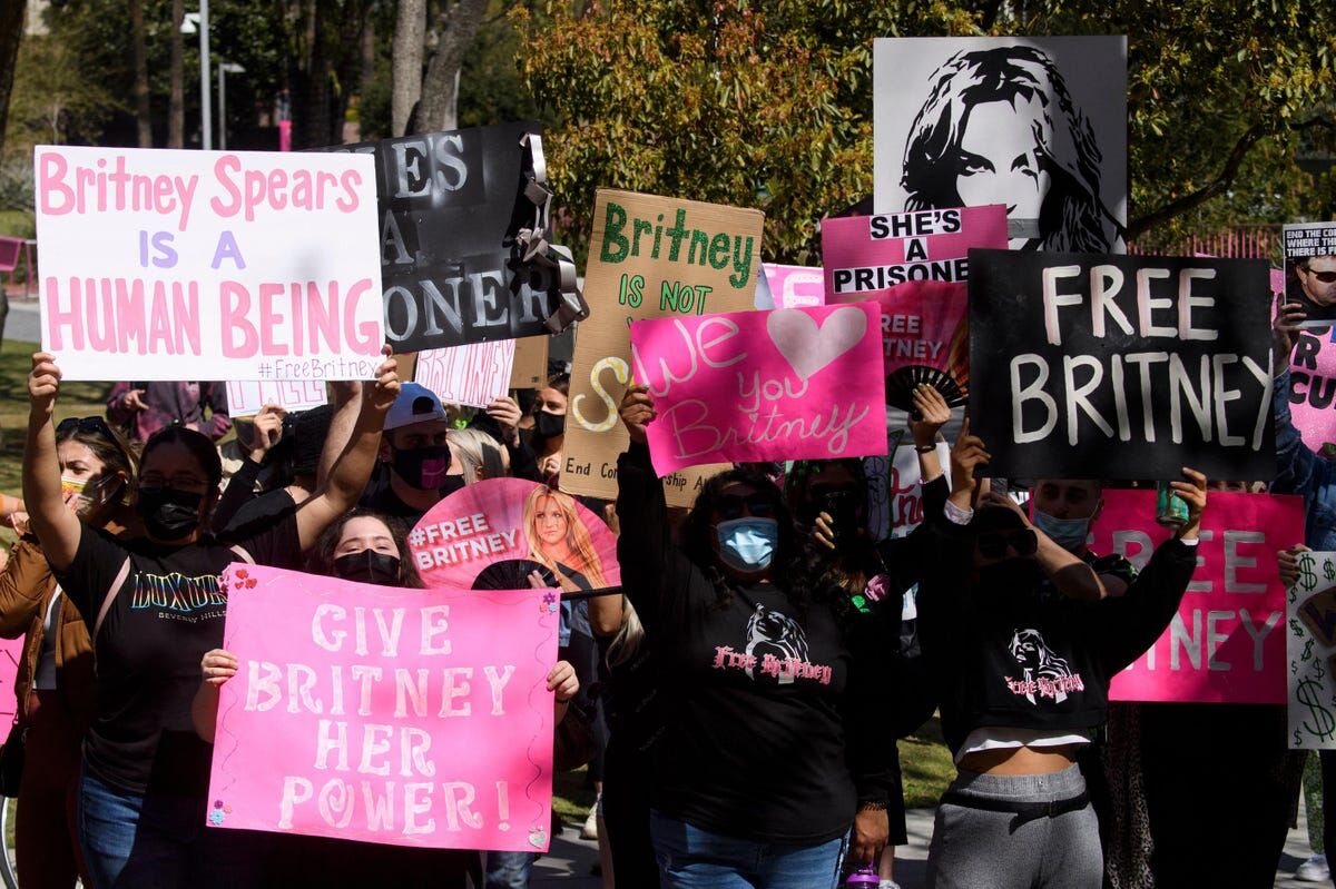 free Britney Protest photo